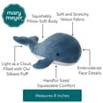 thumbnail image 4 of Mary Meyer Smootheez Blue Whale Plush - 8-Inch Ultra-Soft Squishy Stuffed Animal, Nautical Sensory Toy, 4 of 6
