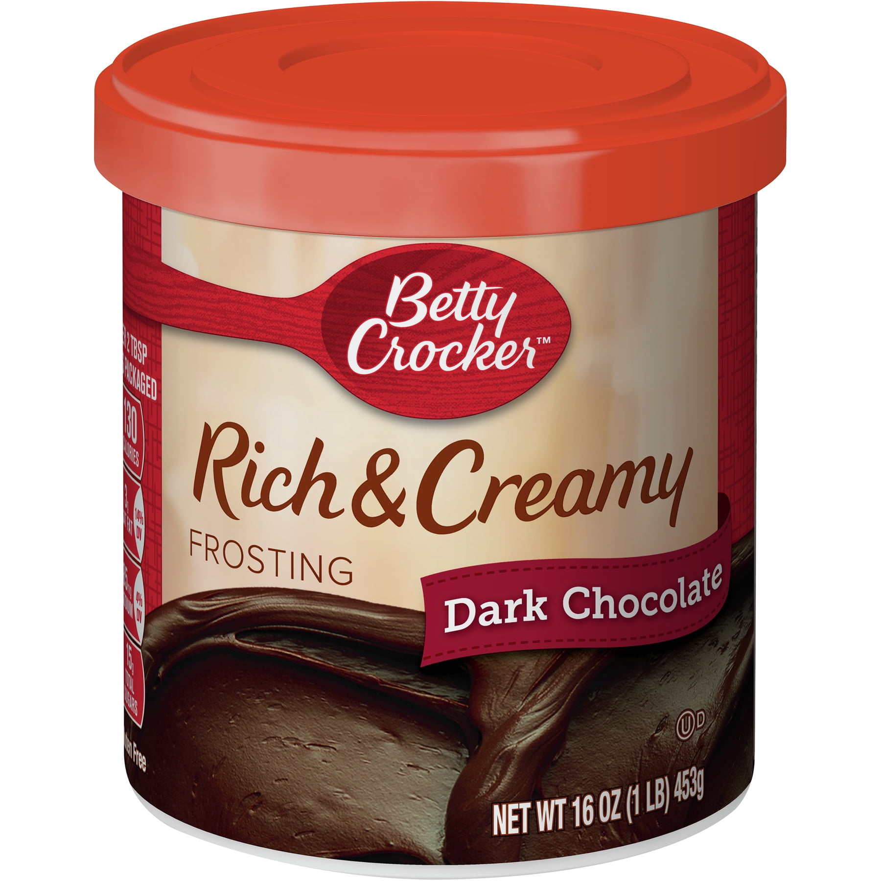 Betty Crocker Rich and Creamy Dark Chocolate Frosting, 16 oz Walmart