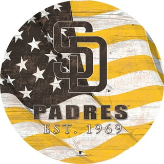 San Diego Padres Car Flag, Old School Look,New In Package 