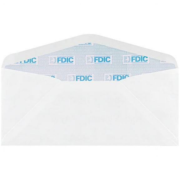 LUXPaper #10 Regular Envelopes, 4 1/8 x 9 1/2, White, 1000/Pack