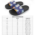 thumbnail image 2 of GZHJMY Stylish Slides for Women Men, Cute Cartoon Alien Astronaut Soft Flexible Slip-on Sandals Slippers, 2 of 7