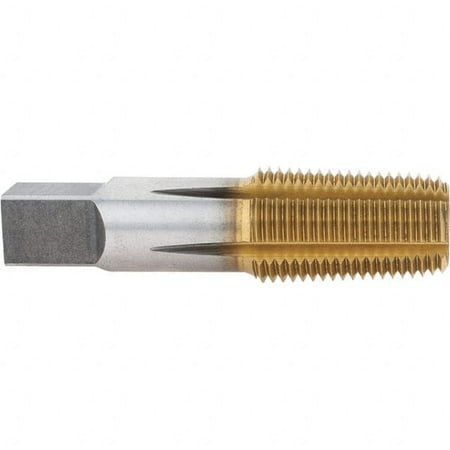 

Hertel 1/2-14 NPT TiN Coated HSS Thread Forming Pipe Tap 3-1/8 Overall Length 1-3/8 Thread Length 11/16 Shank Diameter 0.515 Square Size