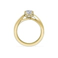 thumbnail image 4 of 1.00 T.C.W Oval Shape Natural Diamond Latest Design Solitaire Wedding Ring for Ladies Solid 14K Yellow Gold Size 8, 4 of 8