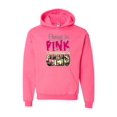 thumbnail image 1 of Unisex Pretty in Pink Dangerous in Camo Hoodie Sweatshirt, 1 of 5
