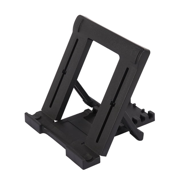 Portable Desktop Holder Stand with 5 Adjustable Gears Lightweight Tabletop Holder Stand Multifunctional iPad Stands Mini Mobile Phone Holder for iPad Mobile Phone (White/Black)