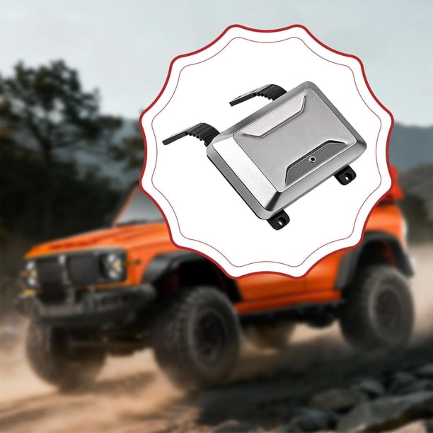 Bolsa de almacenamiento para lateral de coche RC, bolsa de transporte, caja de herramientas de fácil instalación, accesorios de equipaje para plata
