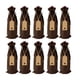thumbnail image 1 of Nvzi 12 bolsas de regalo de vino con cordón, 13,78 × 5,9 pulgadas, reutilizables, para envolver botellas, para cumpleaños, bodas, fiestas (marrón), 1 of 5