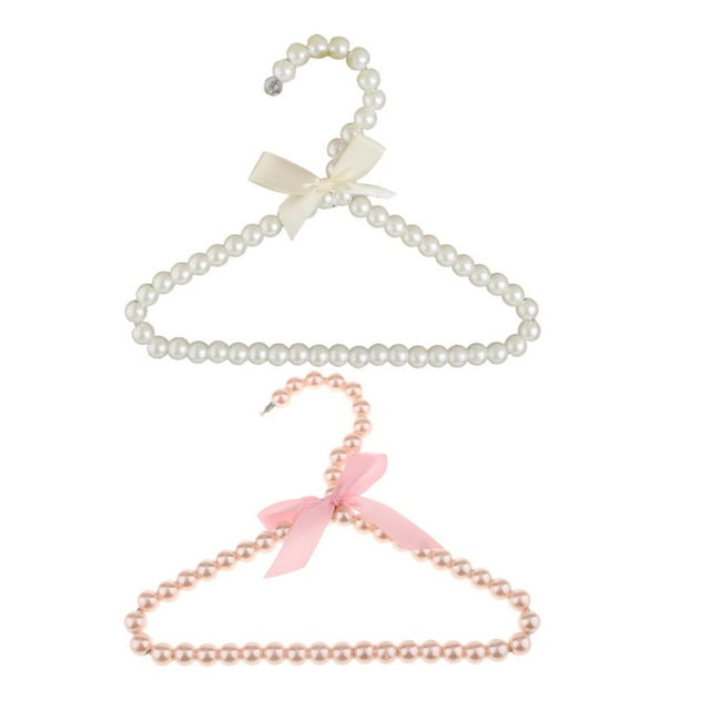 2 Uds Percha de para Perchas de Moda para Perros para Per de Bebé Perchas de Plástico para Mascotas Antideslizantes Perchas Pequeñ perfecl Percha de perlas para niños
