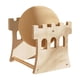thumbnail image 1 of Pelota rascadora de sisal, tablero rascador, protección para muebles, rascador de madera portátil Castillo grande, 1 of 9