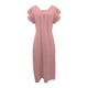 thumbnail image 3 of Vestido de Verano para las Mujeres sin Mangas Cuello en V con Mangas Voladoras, Color Sólido Y Vestido Sexy Fluido para las Mujeres, 3 of 6
