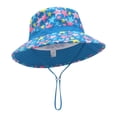 thumbnail image 2 of Kids Sun Hat UPF 50+ Bucket Hats for Boys Girls Summer Sun Protection Wide Brim Unisex Beach Outdoor,lightweight,foldable,packable XS, 2 of 5