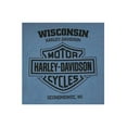 thumbnail image 2 of Harley-Davidson Men's Swift Crew-Neck Short Sleeve Cotton T-Shirt - Indigo (3XL), Harley Davidson, 2 of 2