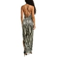 thumbnail image 2 of Nicholas womens  Benita Silk Gown, 6, Black, 2 of 3