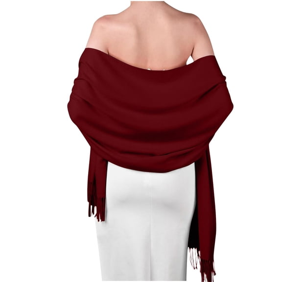 Fuwddey Winter Scarf Wraps for Women Evening Dress Women'S Scarf Wedding Bride Bridesmaid Gifts Winter Scarves