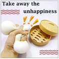 thumbnail image 5 of Squeeze Stress Ball, Stress Relief Ball, 2 piezas Bun Squishy, ​​​​Sensory Ball, Stress Relief Ball, Juguete de descompresión suave, Juguete suave para apretar, 5 of 5