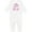 AA-White, variant on Little Sister Unicorn Baby Romper Coveralls
