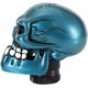 thumbnail image 4 of Perilla de palanca de cambios universal con forma de calavera (azul), perilla de palanca de cambios universal para conversión de hueso de automóvil JM, 4 of 5