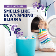 Cleancult Laundry Detergent Sheets, Wild Lavender Scent, 60 Count