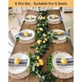 thumbnail image 4 of 15 Inch Round Placemats Set of 4, St. Patrick's Day Non Slip Heat Insulation PP Table Mats, Green Shamrocks Gnomes Plaid Wood Washable Place Mats for Kitchen Dining Party Table Decor, 4 of 7