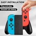 thumbnail image 3 of Comfort Grip for Switch, Joy-Con Controller Game Accessories Handheld Joystick Remote Control Holder, Black, 3 of 7