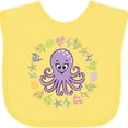 thumbnail image 3 of Inktastic Octopus Cute Girls Girls Baby Bib, 3 of 4