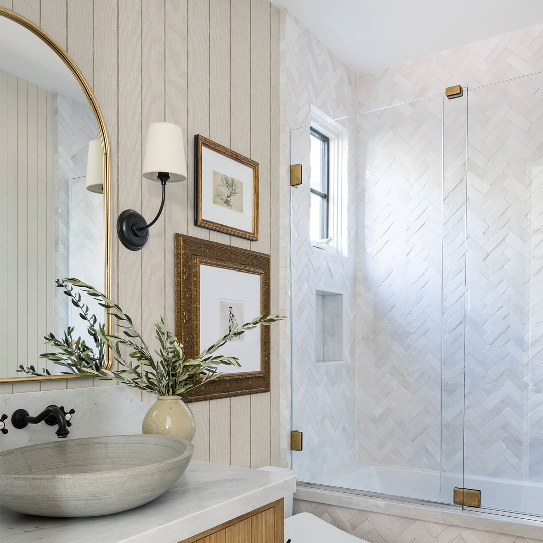 Tempaper x Pure Salt Textured Cocoa Bursa Stripe Removable Peel and Stick Wallpaper, 20.5 in X 16.5 ft