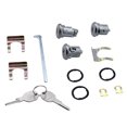 thumbnail image 3 of Cilindro de cerradura Juego de cerradura para puerta, kit de llave para maletero, repuesto ovalado c Meterk Cilindro de cerradura, 3 of 7