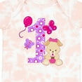 thumbnail image 4 of Inktastic First Birthday with Cute Puppy and Butterflies Boys or Girls Baby Bodysuit, 4 of 5