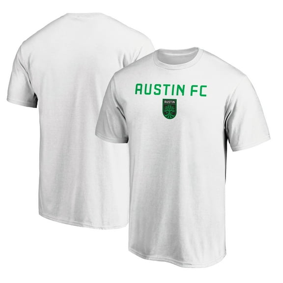 Men's White Austin FC Heart and Soul T-Shirt