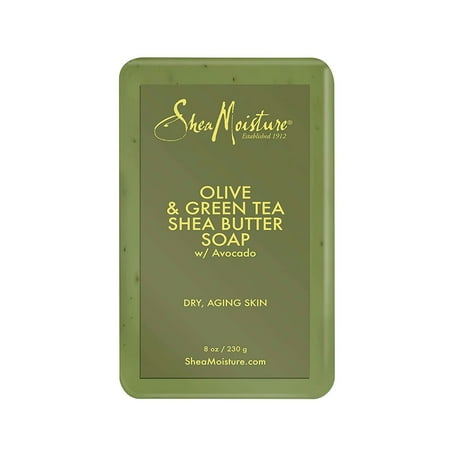 Shea Moisture Soap, Shea Butter, Olive Green Tea, 8 Oz., Pack of 6