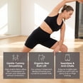 thumbnail image 4 of JQ 2Pack Seamless Boyshorts for Women Tummy Control Shapewear Shorts Anti-Odor Copper Yarn Lift Butt, 4 of 7