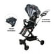 thumbnail image 3 of Carriola para Bebé de Viaje The Baby Shop  con Asiento Giratorio 360, Plegable, Reclinable Negro, 3 of 7
