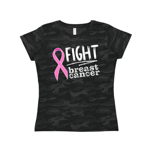 Inktastic Fight Breast Cancer Pink Ribbon Women's T-Shirt