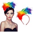 thumbnail image 1 of Tocado de carnaval de los años 20 para damas y niñas, diadema tocado para fiesta temática de carnaval, 1 of 5