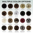 thumbnail image 2 of Messy Bun Beach Blonde Hair Piece Human Hair Blonde – Natural Soft Updo Look, Secure & Lightweight Hair Bun Extensions For Women, messy bun hair piece, 2 of 8