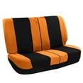 thumbnail image 3 of FH Group Light & Breezy Car Seat Covers - 2 Headrests Covers with Steering/Belt Pad Cover - Full Set Orange, 3 of 6