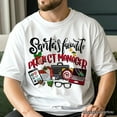 thumbnail image 2 of Santa&rsquo;s Favorite Project Manager T-Shirt, Festive Office Holiday Tee, 2 of 5