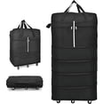 thumbnail image 1 of AdooAdii Bolsa de Equipaje de Transporte 160L, Bolsa de Lona con Ruedas 360º Gran Capacidad Bolsa de Maleta Extensible Plegable Oxford Resistente Ligera, Mochila Impermeable para Viajes Hogar Negocios, 1 of 6