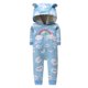 thumbnail image 4 of 2023 Autumn Winter Warm Fleece Baby Romper Cartoon Hoodie baby girls costume Newborn Babies boys clothes jumpsuits, 4 of 5