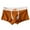 A-Brown, variant on Mens Underwear Boxer Briefs Casual Solid Mid Rise Undersuit Breathable Thong Briefs 1 Pack B-Green