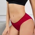 thumbnail image 4 of Charmgo Culottes Menstruelles pour Femmes, Couleur Unie, Grande Taille, Anti-Fuites, Conservatrices, Taille Basse, Culottes de Règles, Shorty Taille Basse, Culottes Post-Partum, Culottes de Règles pour Femmes, Rouge, TP, 4 of 5