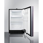 Summit ALRF49BIF 20 in. Built-In Refrigerator Freezer, Panel-Ready & Black
