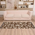 thumbnail image 4 of Bedroom Hallway Indoor Outdoor Mat With Rubber Backing Runner Rug Long Repeating Pattern Design, 4 of 8