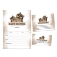 thumbnail image 1 of Inkdotpot Set Of 30Owl Bird Baby Shower Invitations-Diaper Raffle Tickets And Baby Shower Book Request Cards Invites Its A Boy Its A Girl, 1 of 7