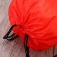 thumbnail image 3 of Mochila con cordón de 5 colores, bolsa plegable impermeable, almacenamiento deportivo para viajes en casa (rojo), 3 of 5