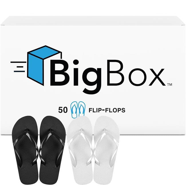 big box flip flops