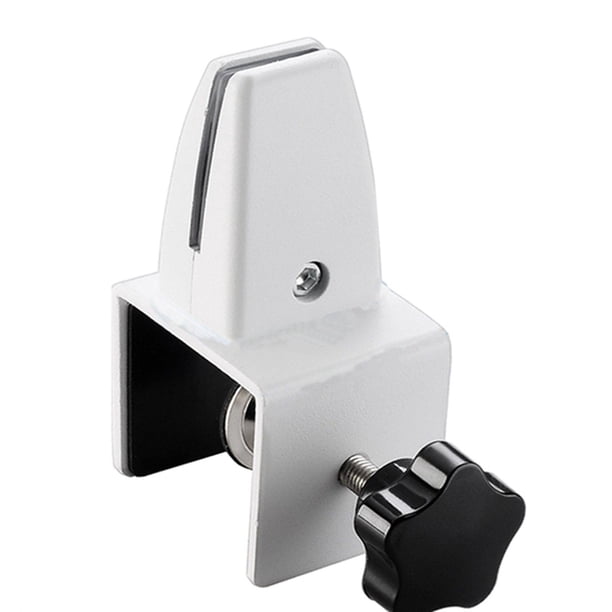 Abrazadera de soporte para escritorio de oficina Abrazadera para partición Abrazadera de soporte para divisor Abrazadera de soporte Blanco manual Yotijar clip de soporte de partición