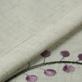 thumbnail image 6 of Purple Floral Valance for Windows Bedroom, Embroidery Blossoms Faux Linen Light Filtering Valances for Cafe Bathroom, 52 x 18, Rod Pocket, 6 of 6