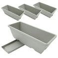 thumbnail image 2 of 4pcs Window Box Planter Vegetable Flower Planter Box Rectangular Flower Pot Window Vegetable Growing Container, 2 of 9