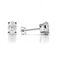 thumbnail image 3 of 2.00 Carat D/VVS1 Oval Cut Colorless Genuine Moissanite Screw Back Stud Earrings for her Solid 950 Platinum Beautiful Studs Earring, 3 of 5